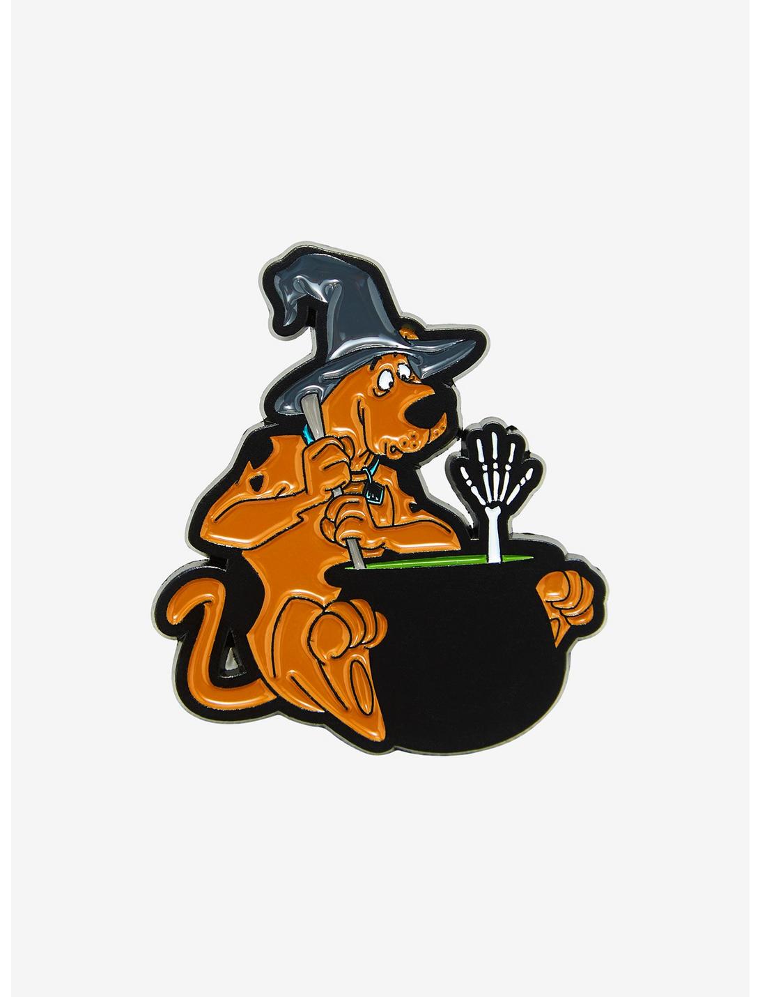 Scooby-Doo Witch Scooby with Cauldron Enamel Pin - BoxLunch Exclusive, , hi-res