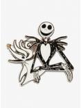 Disney Nightmare Before Christmas Jack and Zero Pals Enamel Pin - BoxLunch Exclusive, , hi-res