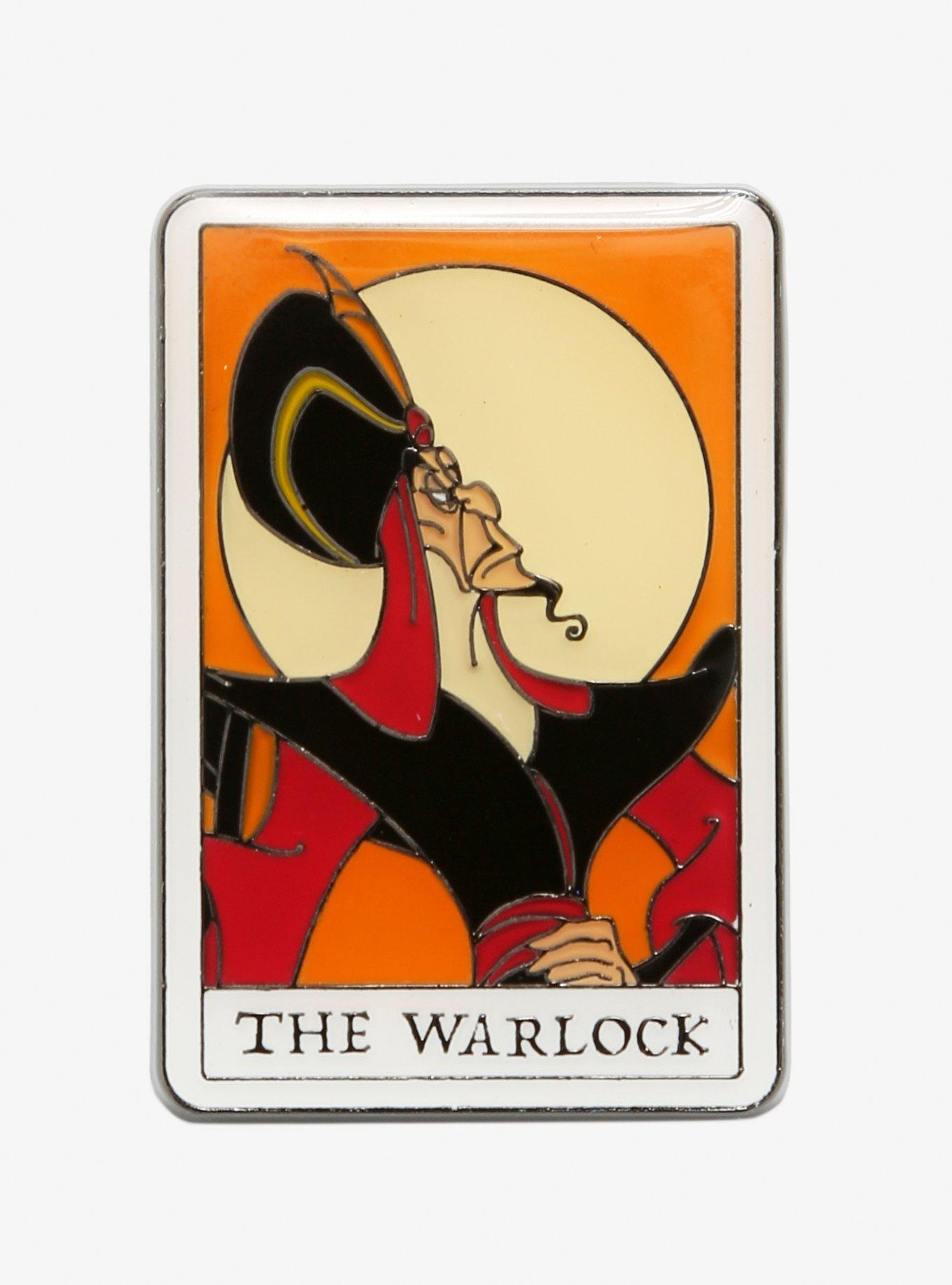 Loungefly Disney Aladdin Jafar The Warlock Tarot Enamel Pin - BoxLunch Exclusive, , hi-res