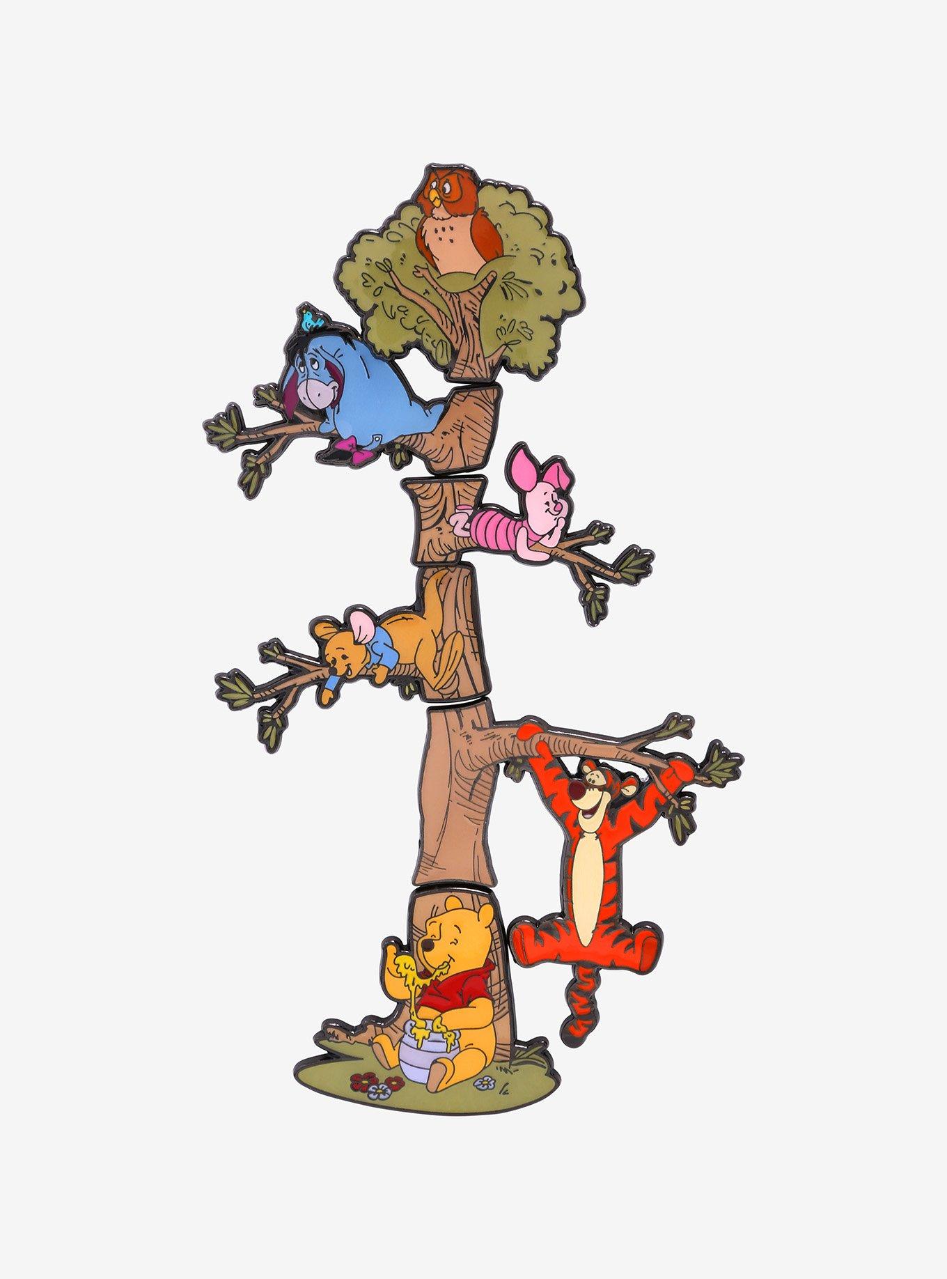 Loungefly Disney Winnie the Pooh Character Tree Blind Box Enamel Pin - BoxLunch Exclusive, , hi-res