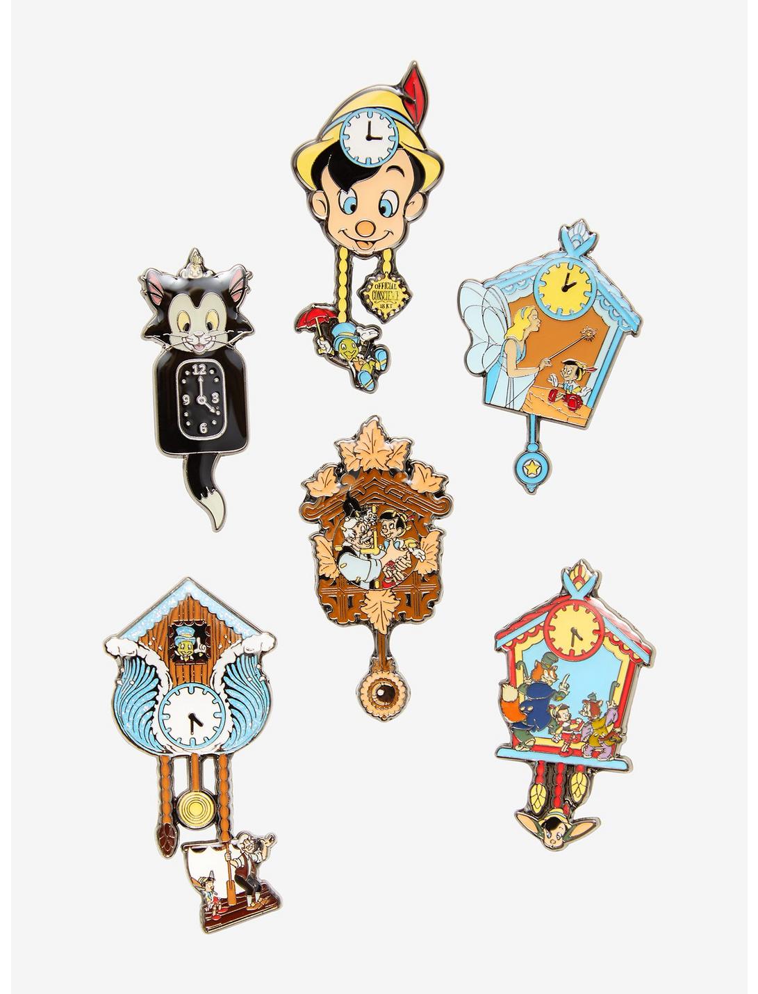 Loungefly Disney Pinocchio Clock Blind Box Enamel Pin - BoxLunch Exclusive, , hi-res
