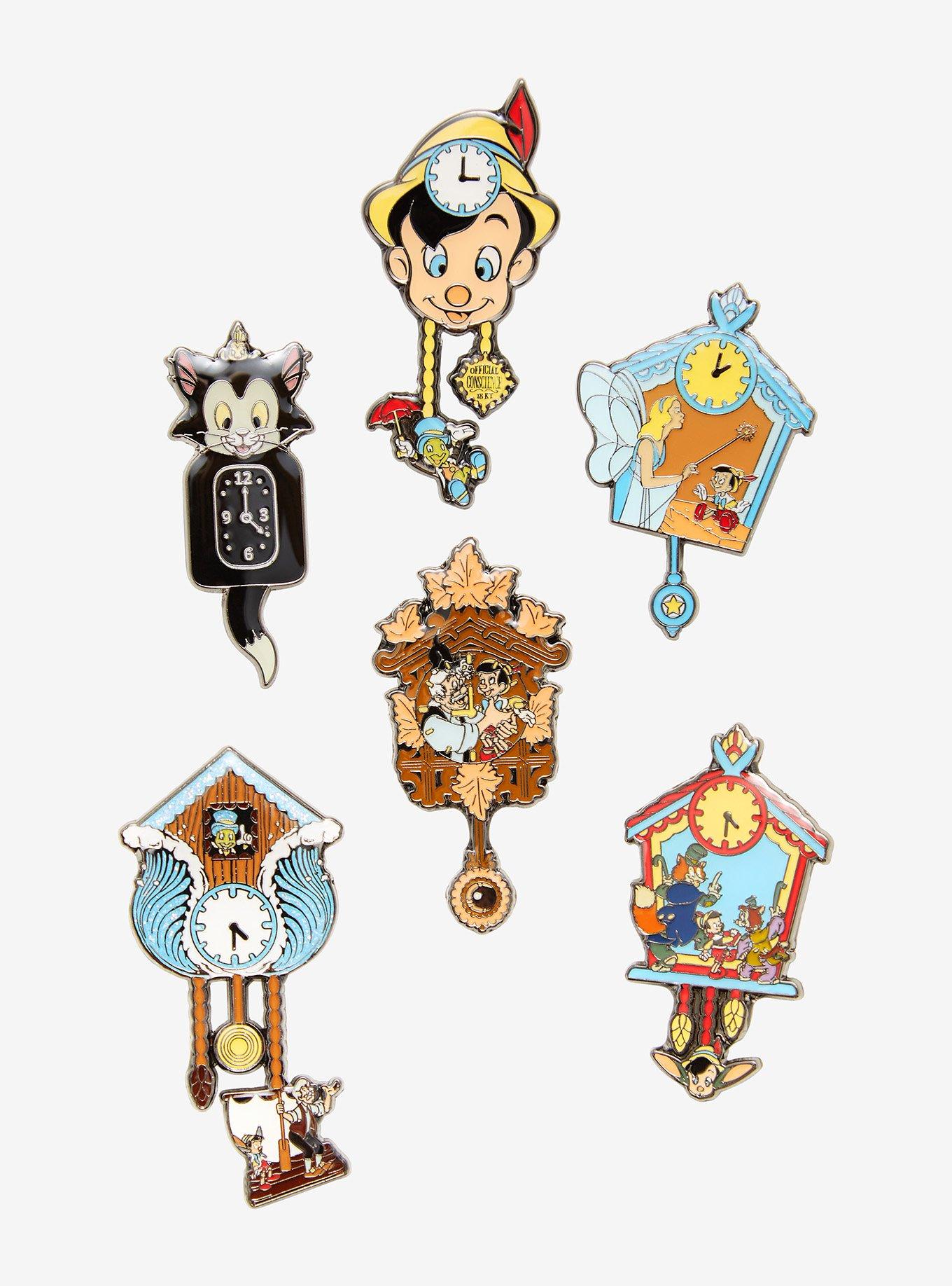 Loungefly Disney Pinocchio Clock Blind Box Enamel Pin - BoxLunch Exclusive, , hi-res