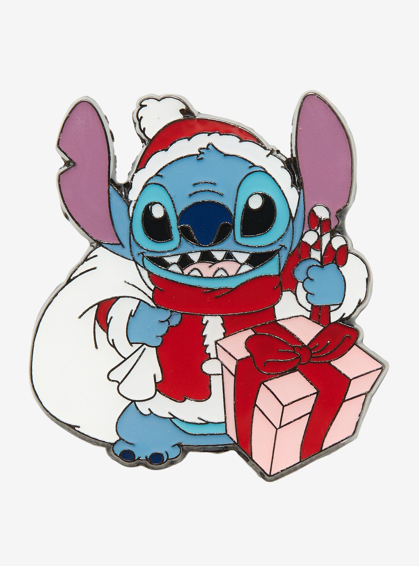 Disney Lilo & Stitch Santa Stitch Enamel Pin - BoxLunch Exclusive, , hi-res