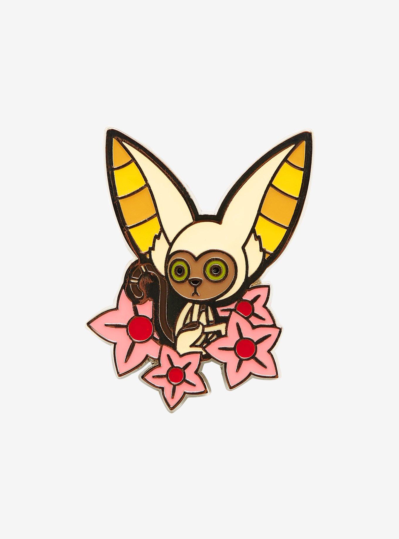 Avatar: The Last Airbender Momo Floral Enamel Pin - BoxLunch Exclusive, , hi-res
