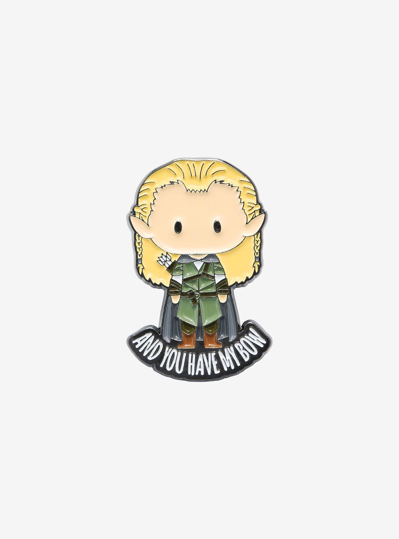 The Lord of the Rings Legolas Chibi Enamel Pin - BoxLunch Exclusive, , hi-res