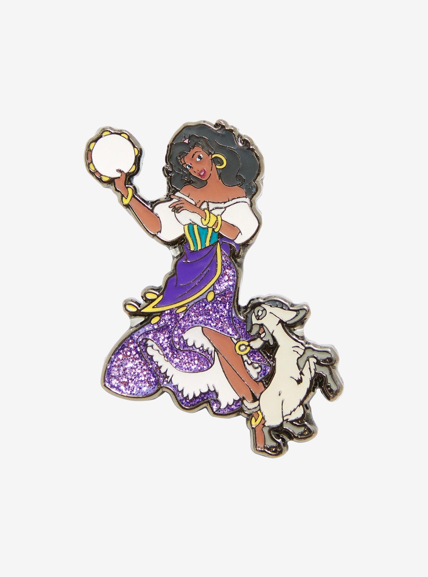 Loungefly Disney The Hunchback of Notre Dame Esmeralda & Djali Enamel Pin - BoxLunch Exclusive, , hi-res