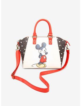 Loungefly Disney Shy Mickey Mouse Satchel Bag, , hi-res
