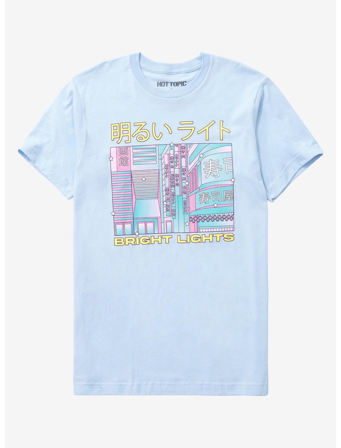 Japan Bright Lights T-Shirt, BABY BLUE, hi-res