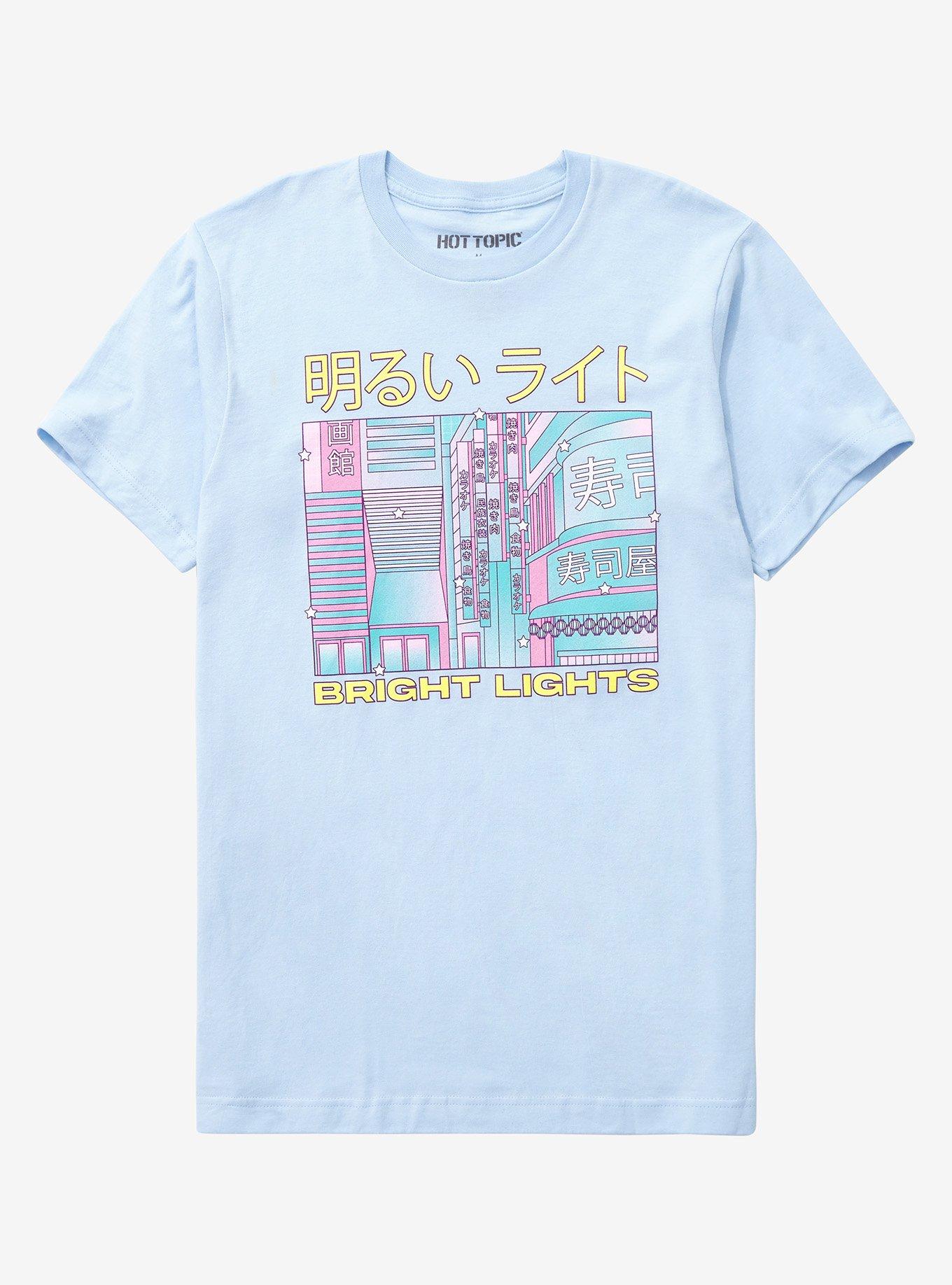 Japan Bright Lights T-Shirt, BABY BLUE, hi-res