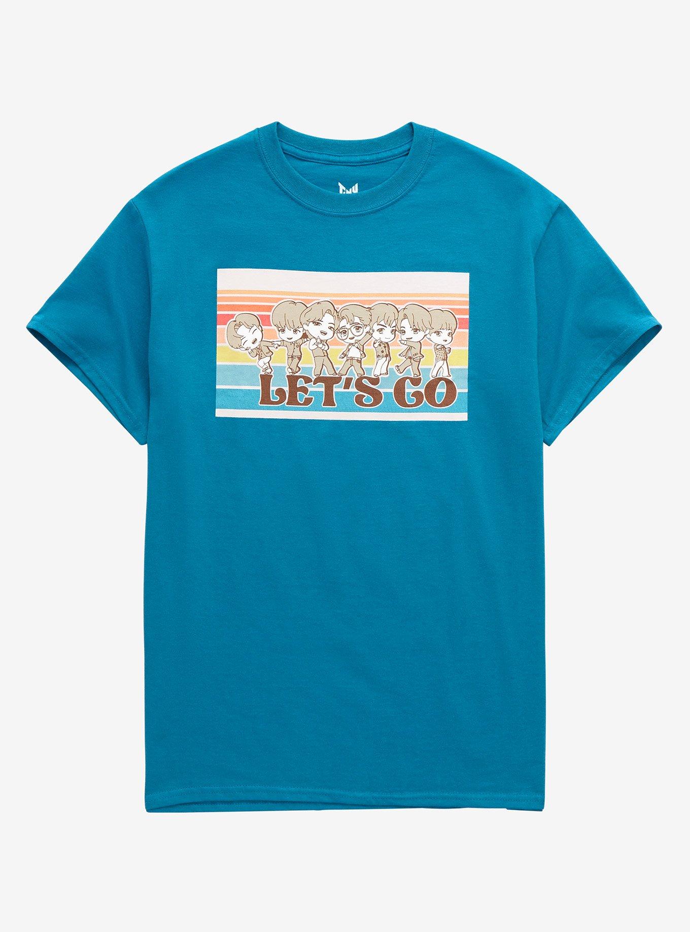 TinyTAN Dynamite Teal Group T-Shirt Inspired By BTS, TEAL, hi-res