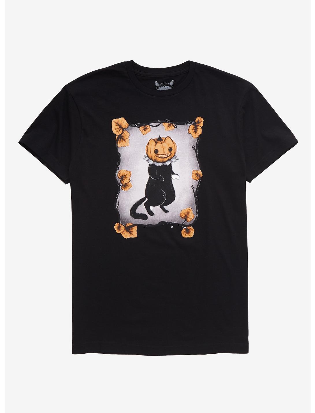 Pumpkin Cat T-Shirt By Guild Of Calamity, MULTI, hi-res
