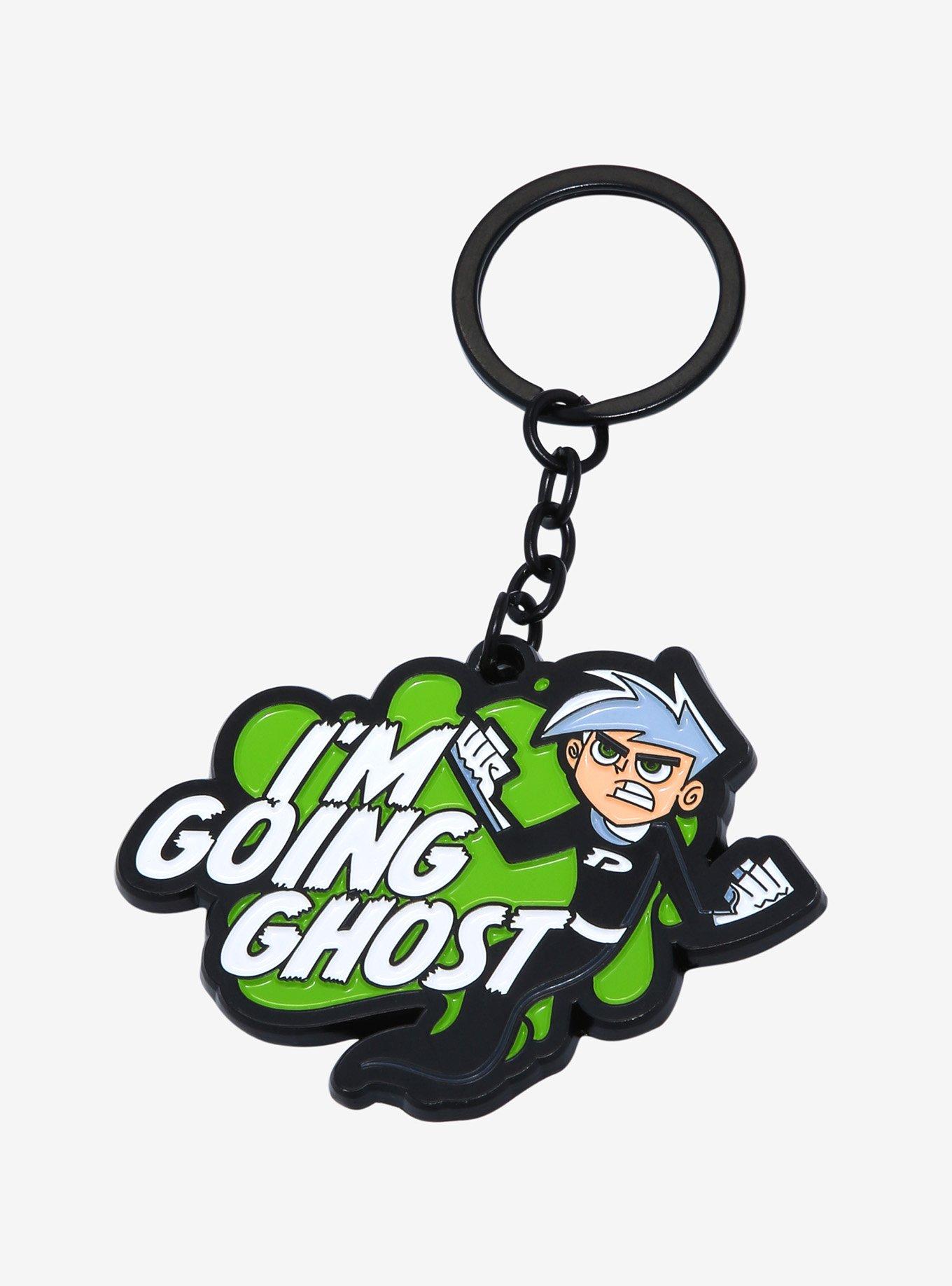 Danny Phantom I'm Going Ghost Enamel Keychain BoxLunch Exclusive