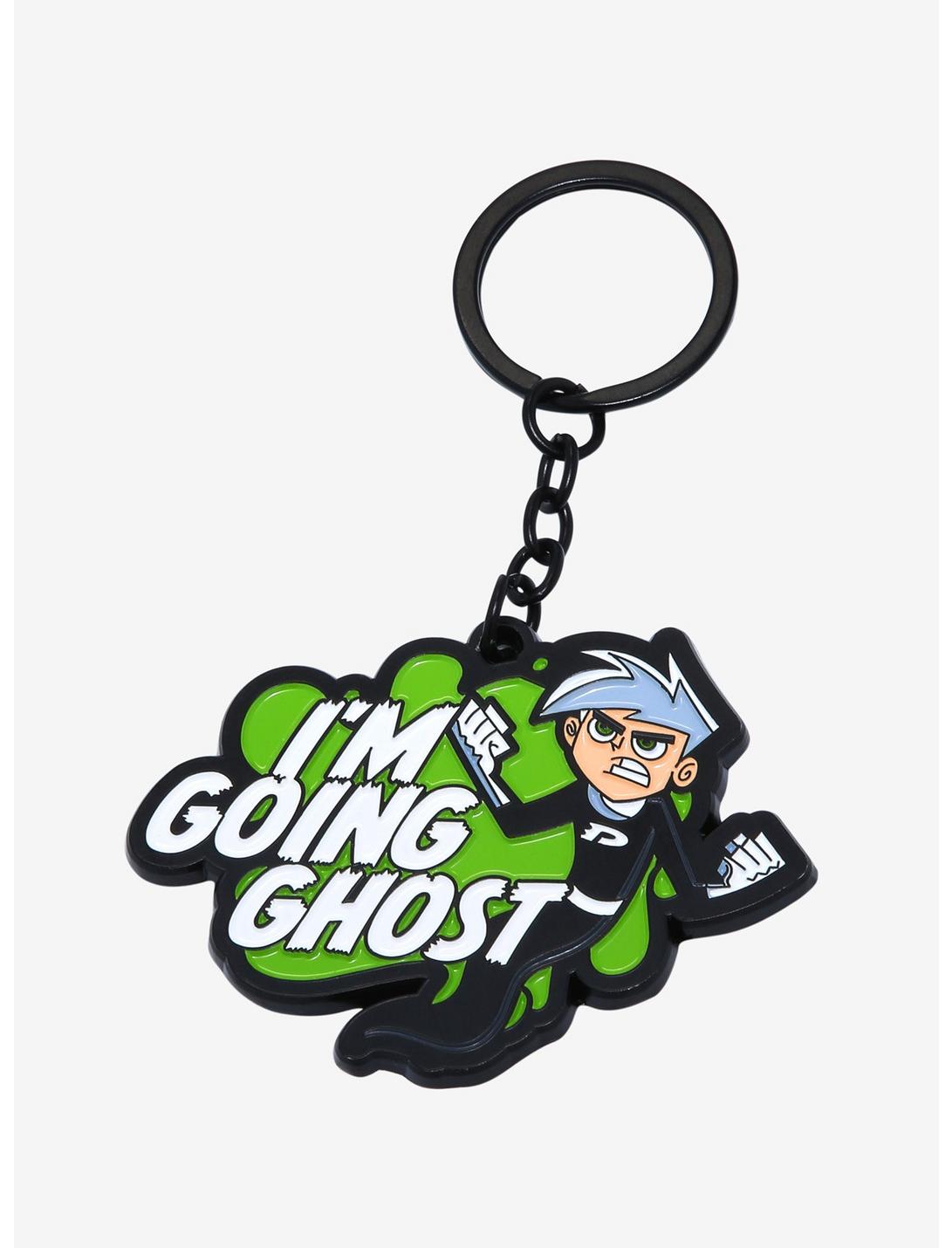 Danny Phantom I'm Going Ghost Enamel Keychain - BoxLunch Exclusive, , hi-res