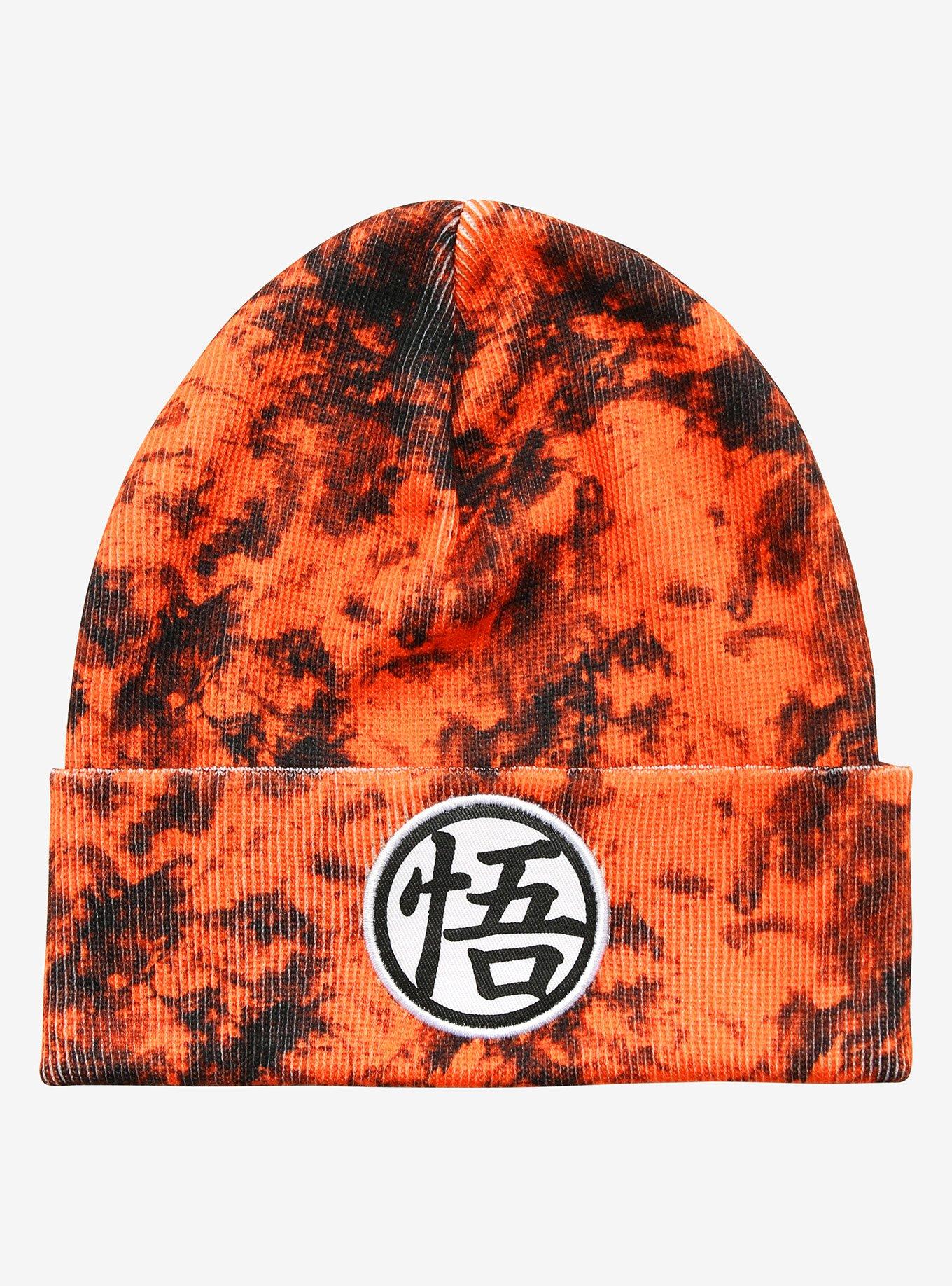 Dragon Ball Z Goku Youth Tie-Dye Cuff Beanie - BoxLunch Exclusive, , hi-res
