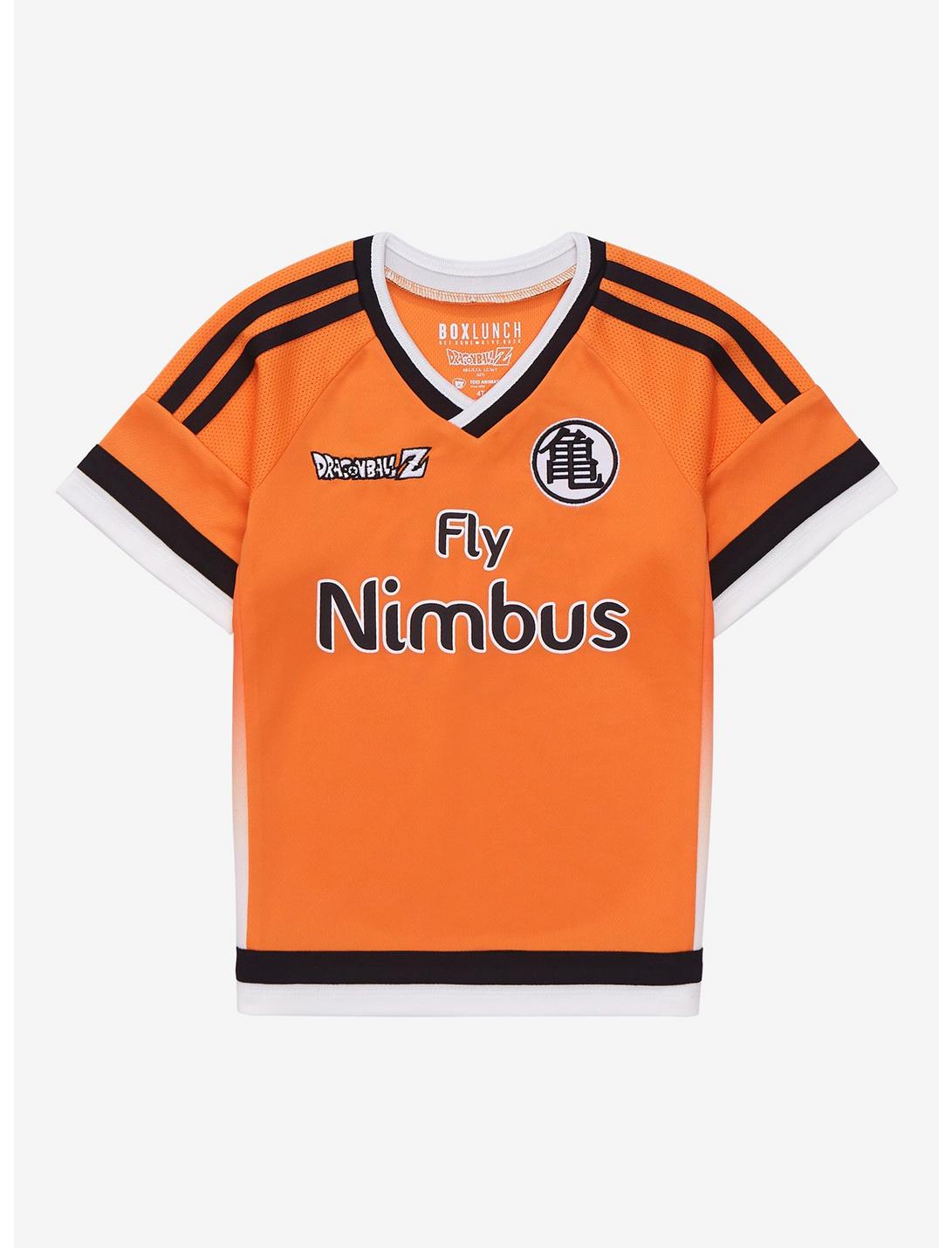 PENDING APPROVAL - Dragon Ball Z Goku Fly Nimbus Toddler Soccer Jersey - BoxLunch Exclusive, ORANGE, hi-res