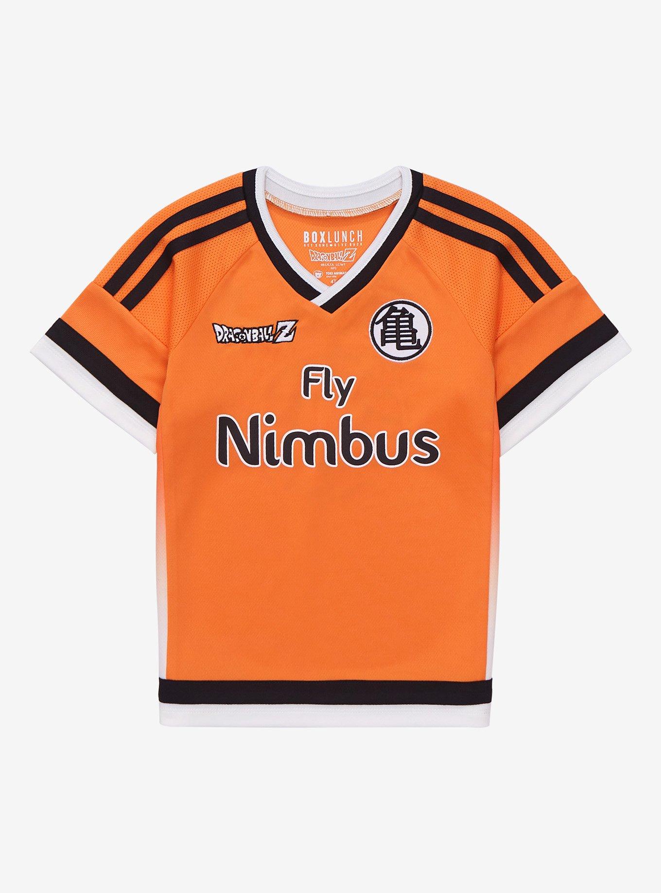 PENDING APPROVAL - Dragon Ball Z Goku Fly Nimbus Toddler Soccer Jersey - BoxLunch Exclusive, ORANGE, hi-res