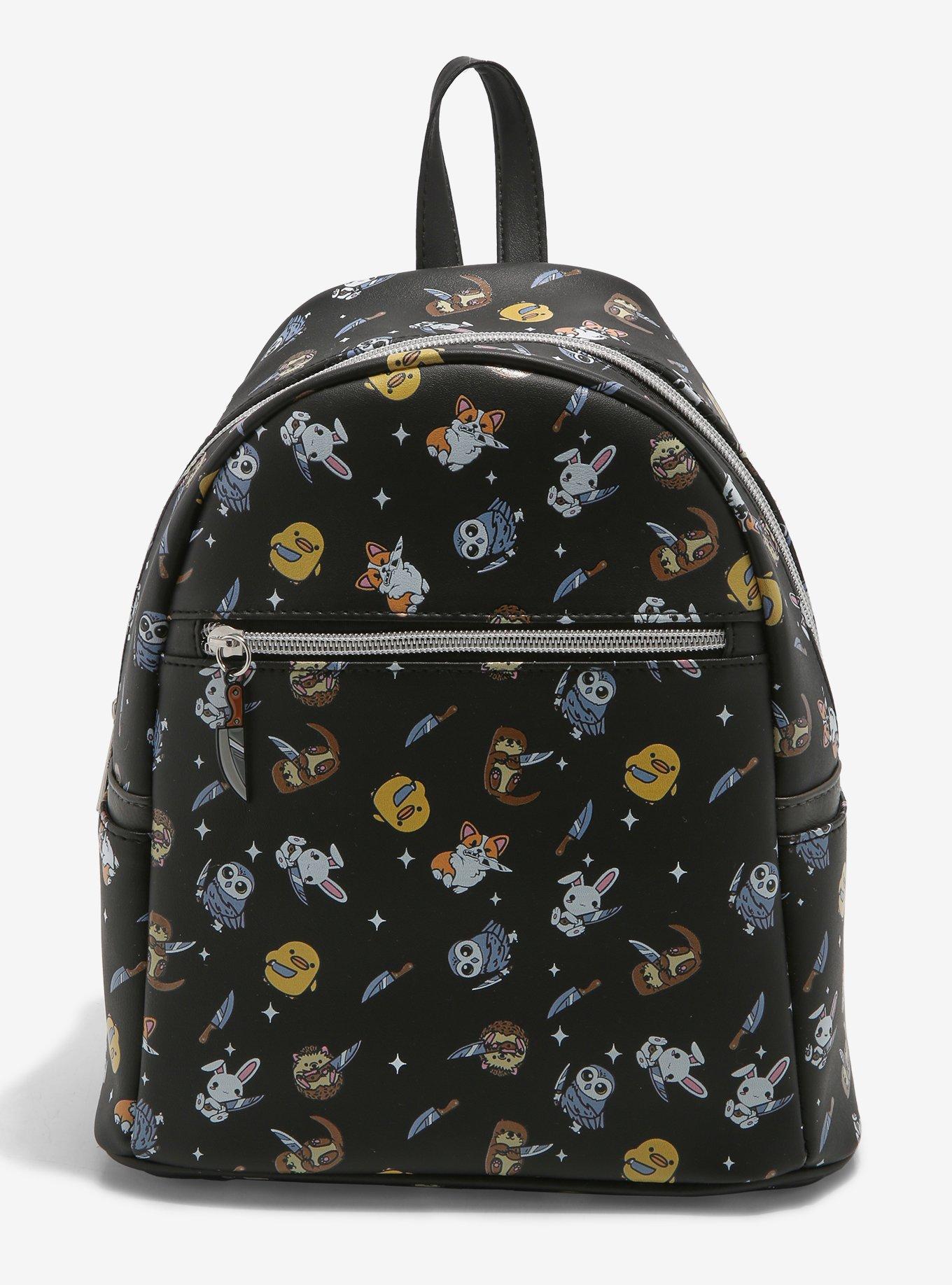 Critters With Knives Mini Backpack, , hi-res
