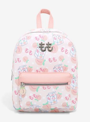 Pastel Peach Milk Mini Backpack | Hot Topic display picture 1