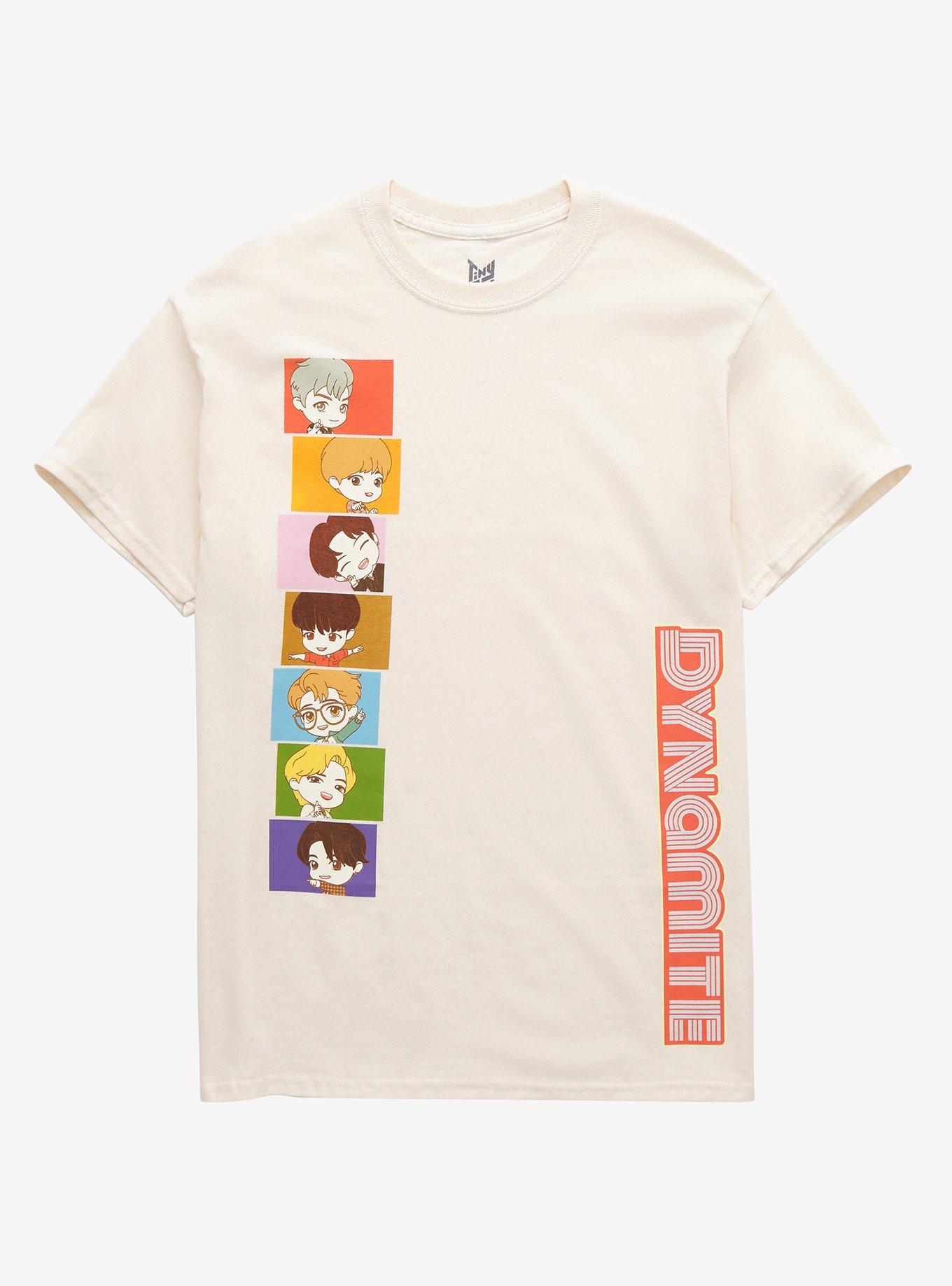 TinyTAN Dynamite Vertical Portraits Girls T-Shirt Inspired By BTS, CREAM, hi-res