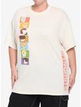 TinyTAN Dynamite Vertical Portraits Girls T-Shirt Inspired By BTS Plus Size, CREAM, hi-res