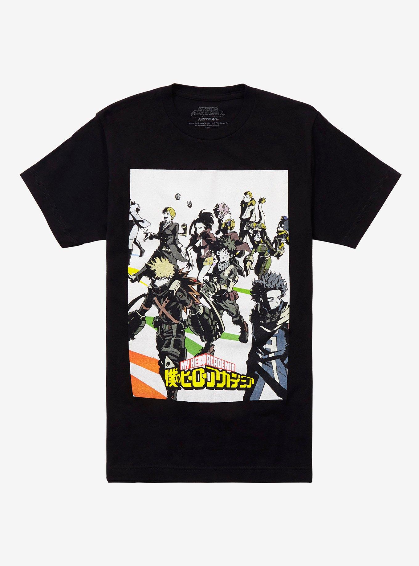 My Hero Academia Season 5 Poster T-Shirt, BLACK, hi-res