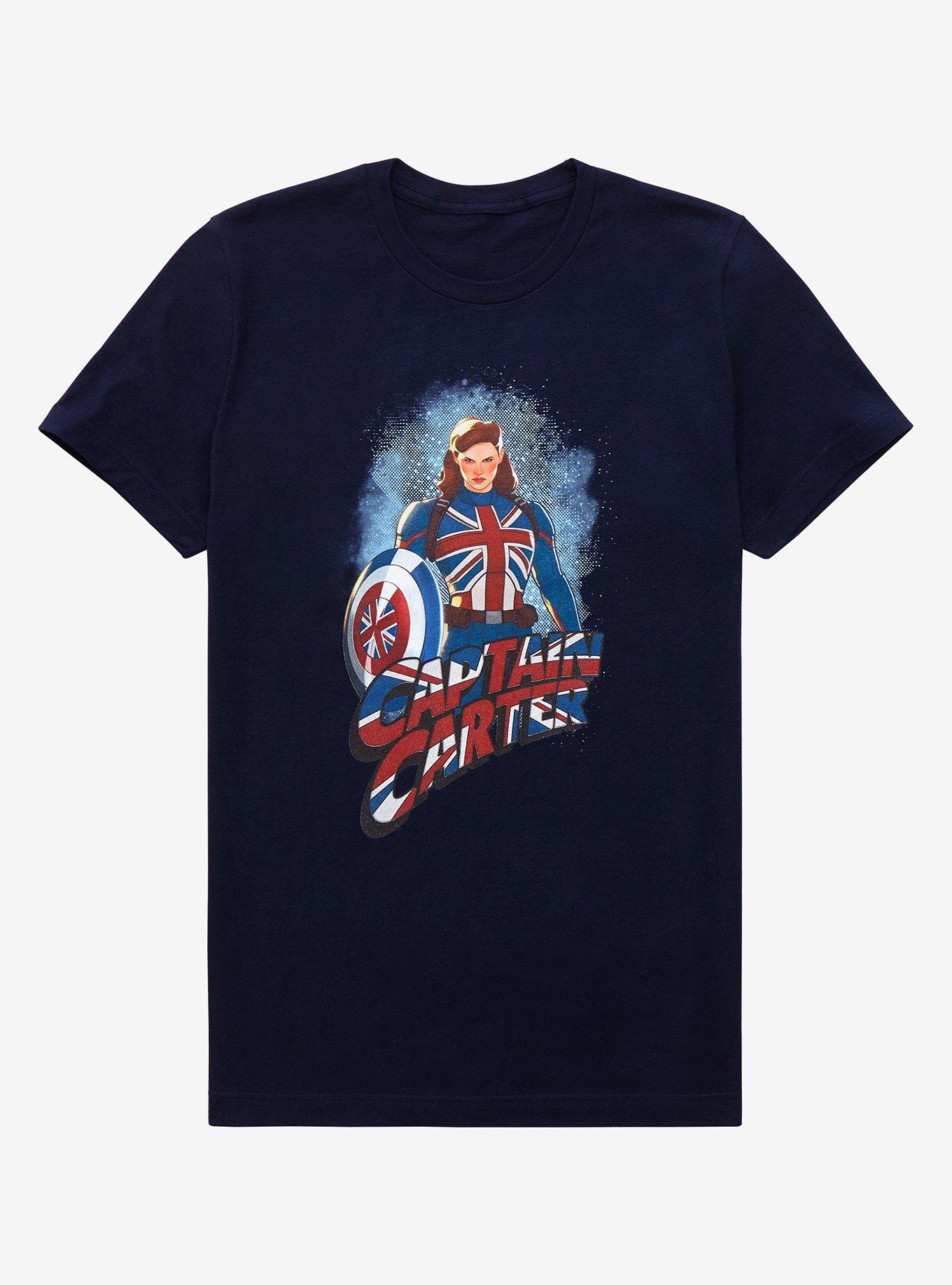 Marvel What If...? Captain Carter T-Shirt, NAVY, hi-res