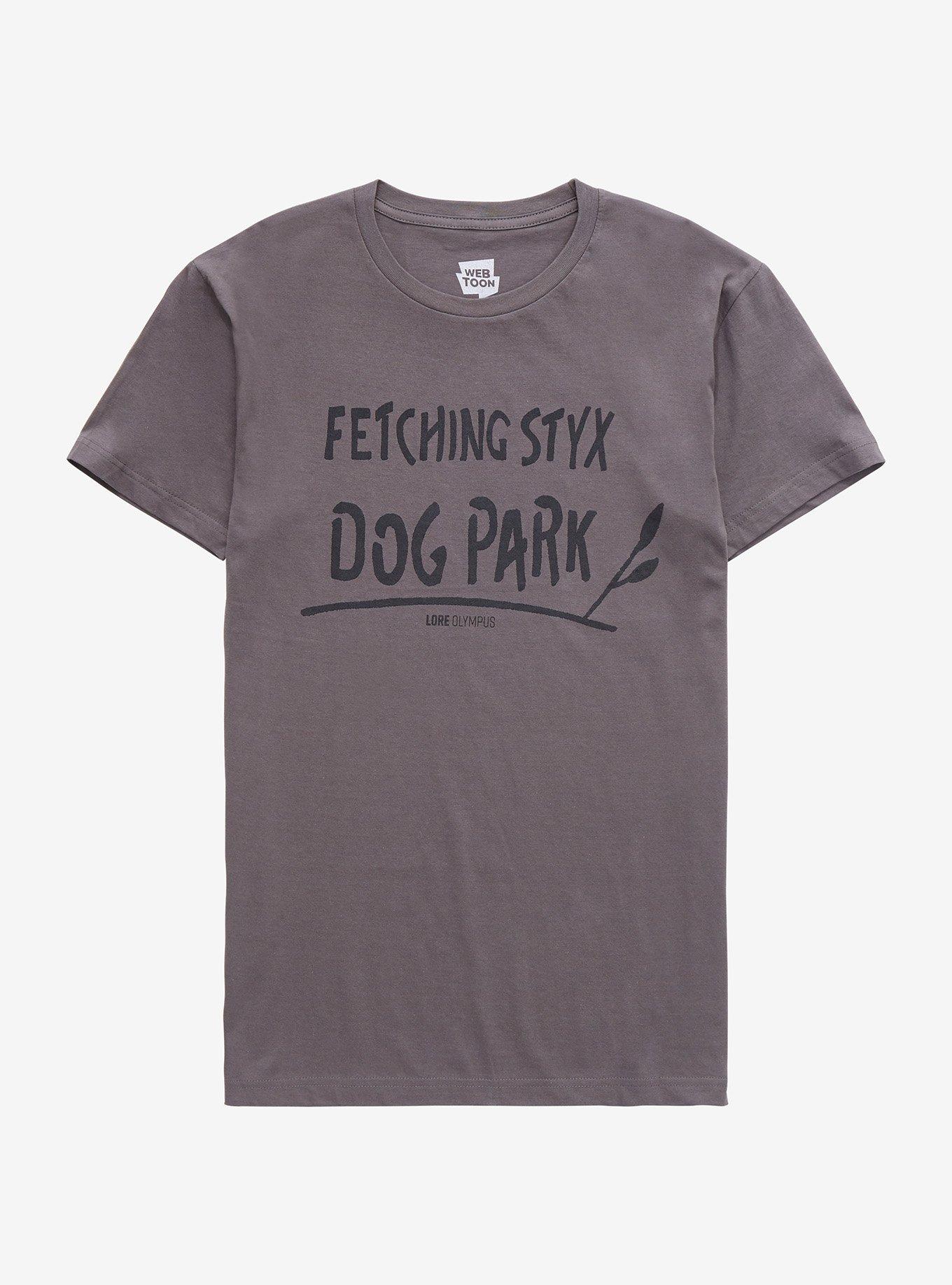 Lore Olympus Fetching Styx Dog Park T-Shirt, CHARCOAL, hi-res