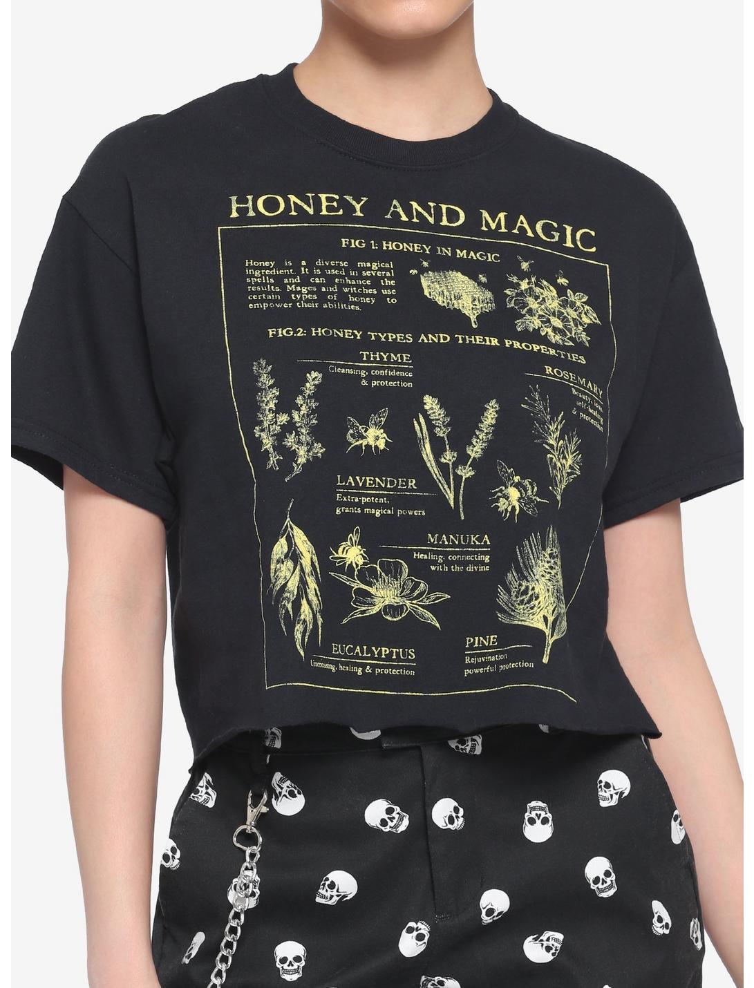 Honey & Magic Girls Boxy Crop T-Shirt, MIMOSA, hi-res