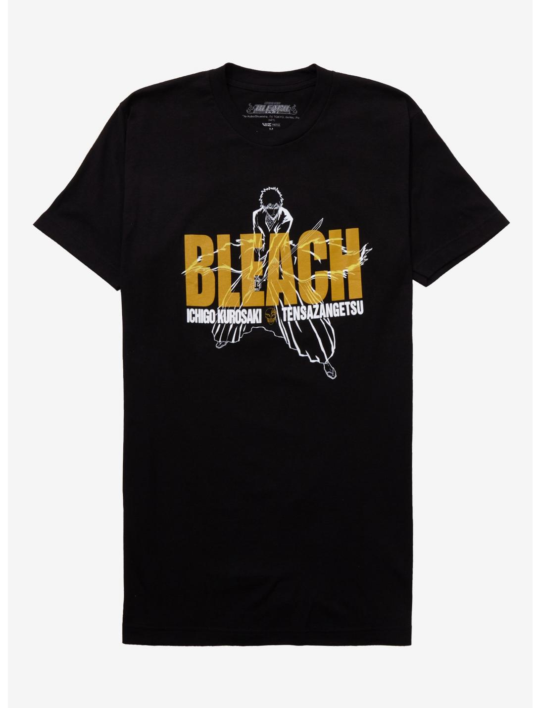 Bleach Ichigo Kurosaki T-Shirt, BLACK, hi-res