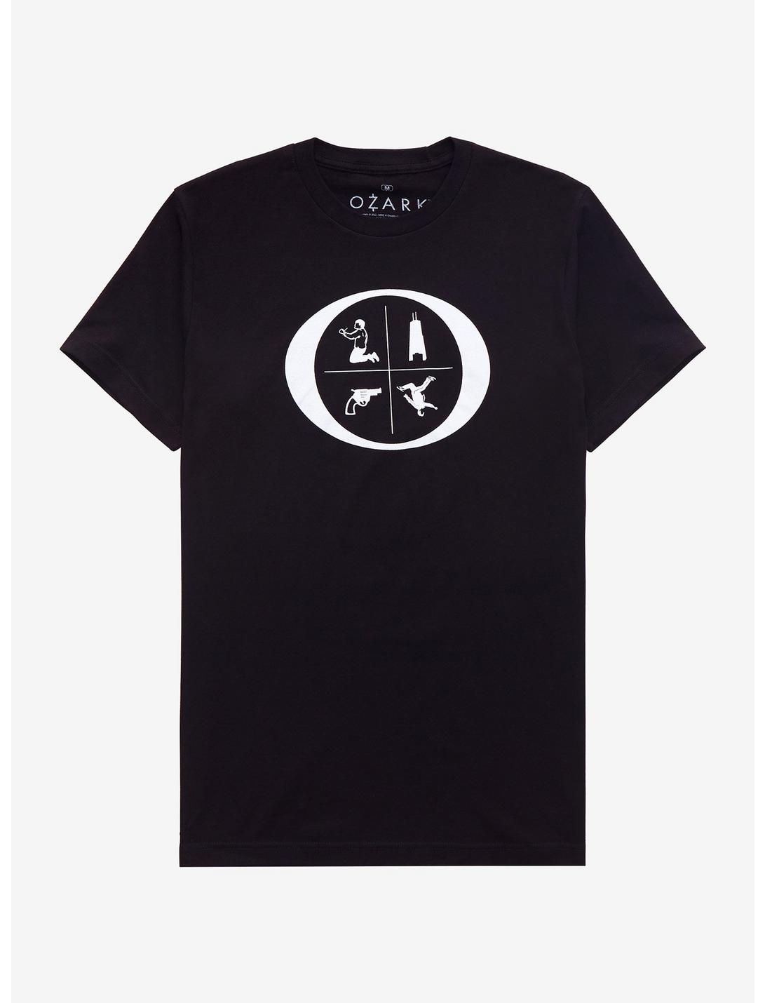 Ozark Sugarwood Symbols T-Shirt, BLACK, hi-res