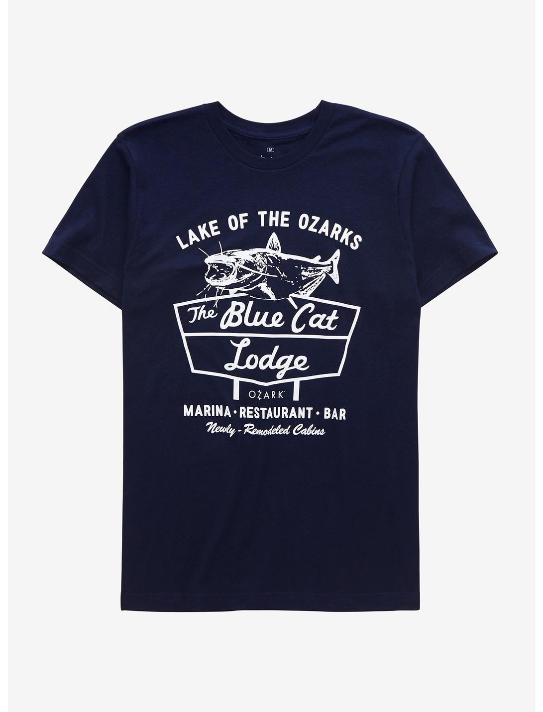 Ozark The Blue Cat Lodge T-Shirt, NAVY, hi-res