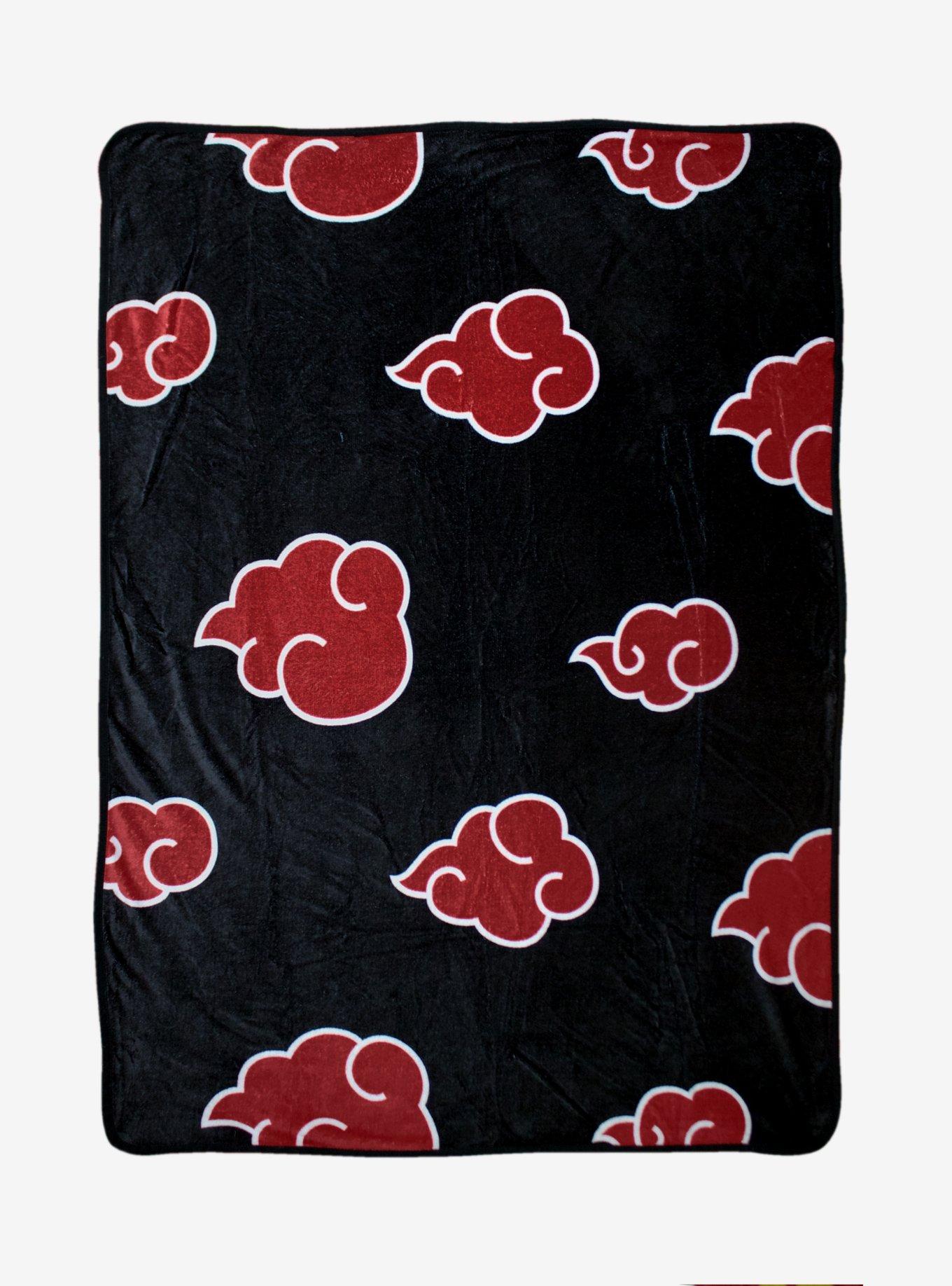 Naruto Shippuden Akatsuki Clouds Throw Blanket Hot Topic