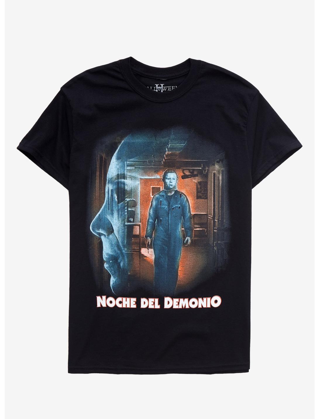 Halloween Noche Del Demonio T-Shirt, BLACK, hi-res