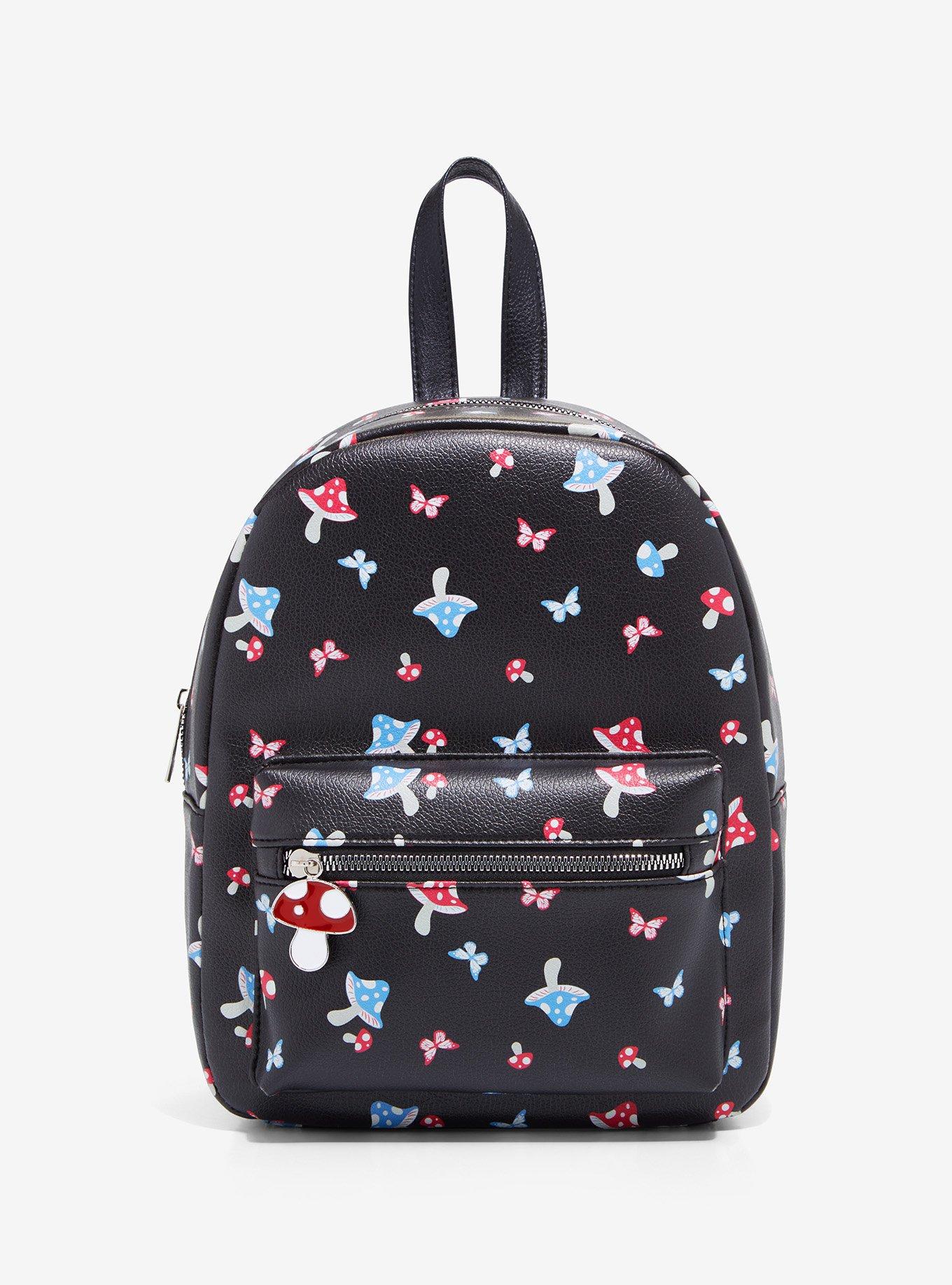 Mushrooms & Butterflies Mini Backpack, , hi-res