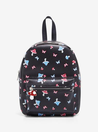 Hot Topic  Butterfly Wings Mini  Backpack Skeleton Butterfly Patch Slouch Mini Backpack | Hot Topic main image 4