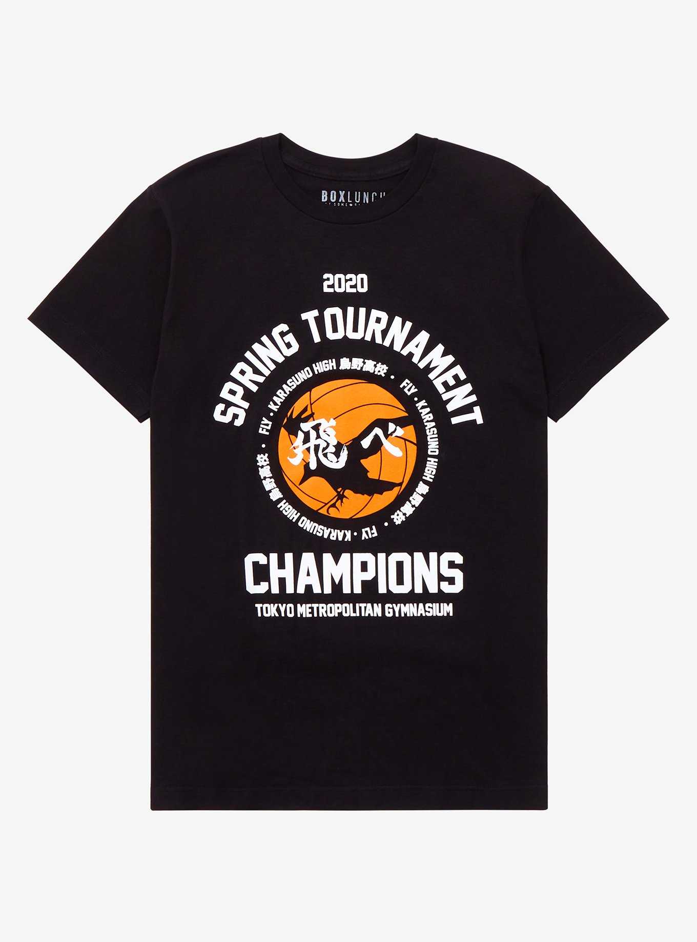 Haikyu!! Karasuno High Spring Tournament Champions T-Shirt - BoxLunch Exclusive, , hi-res