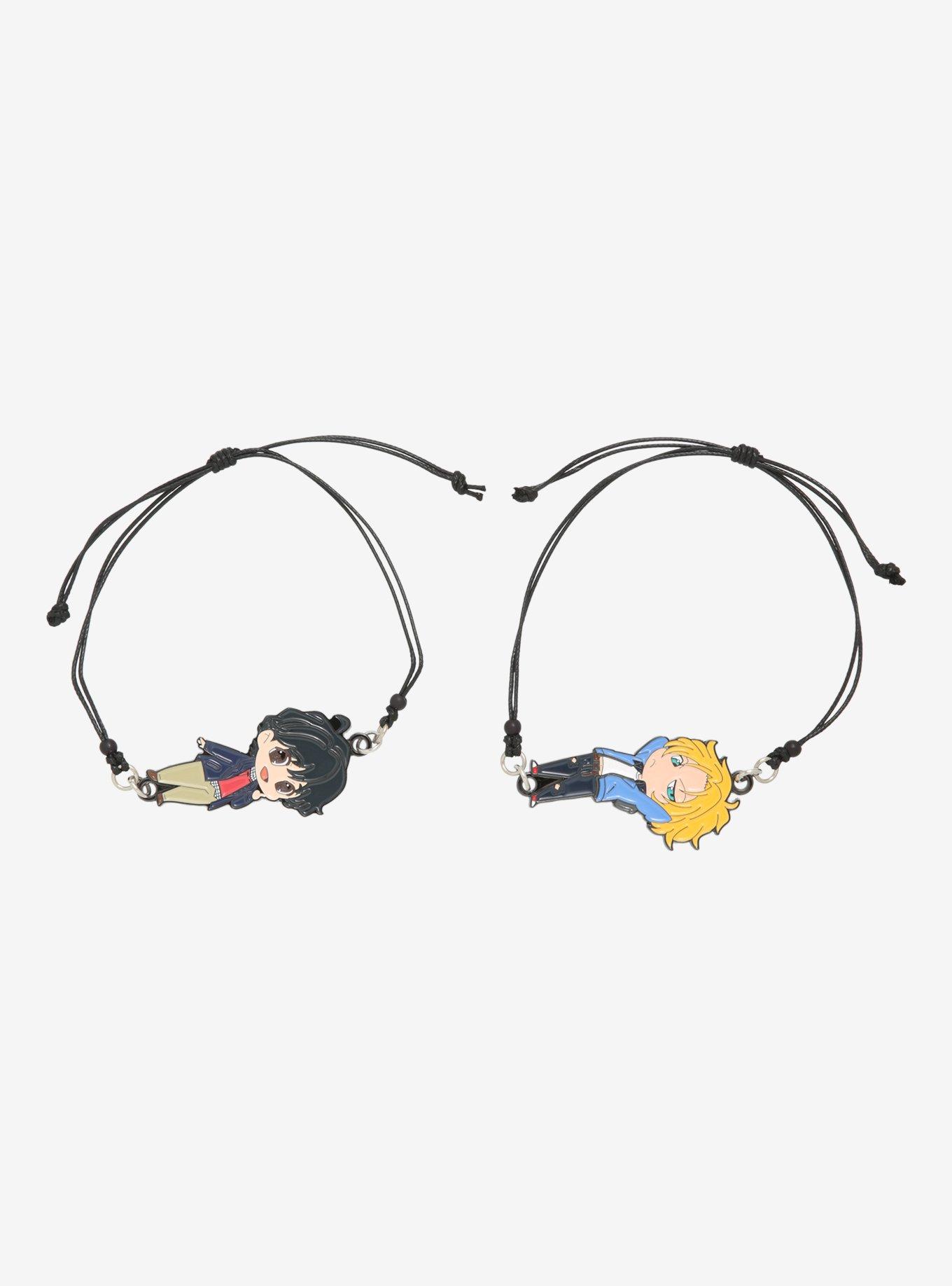 Banana Fish Chibi Ash & Eiji Best Friend Cord Bracelet Set, , hi-res