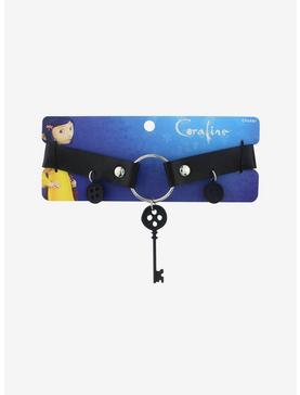Coraline Key Button Choker, , hi-res