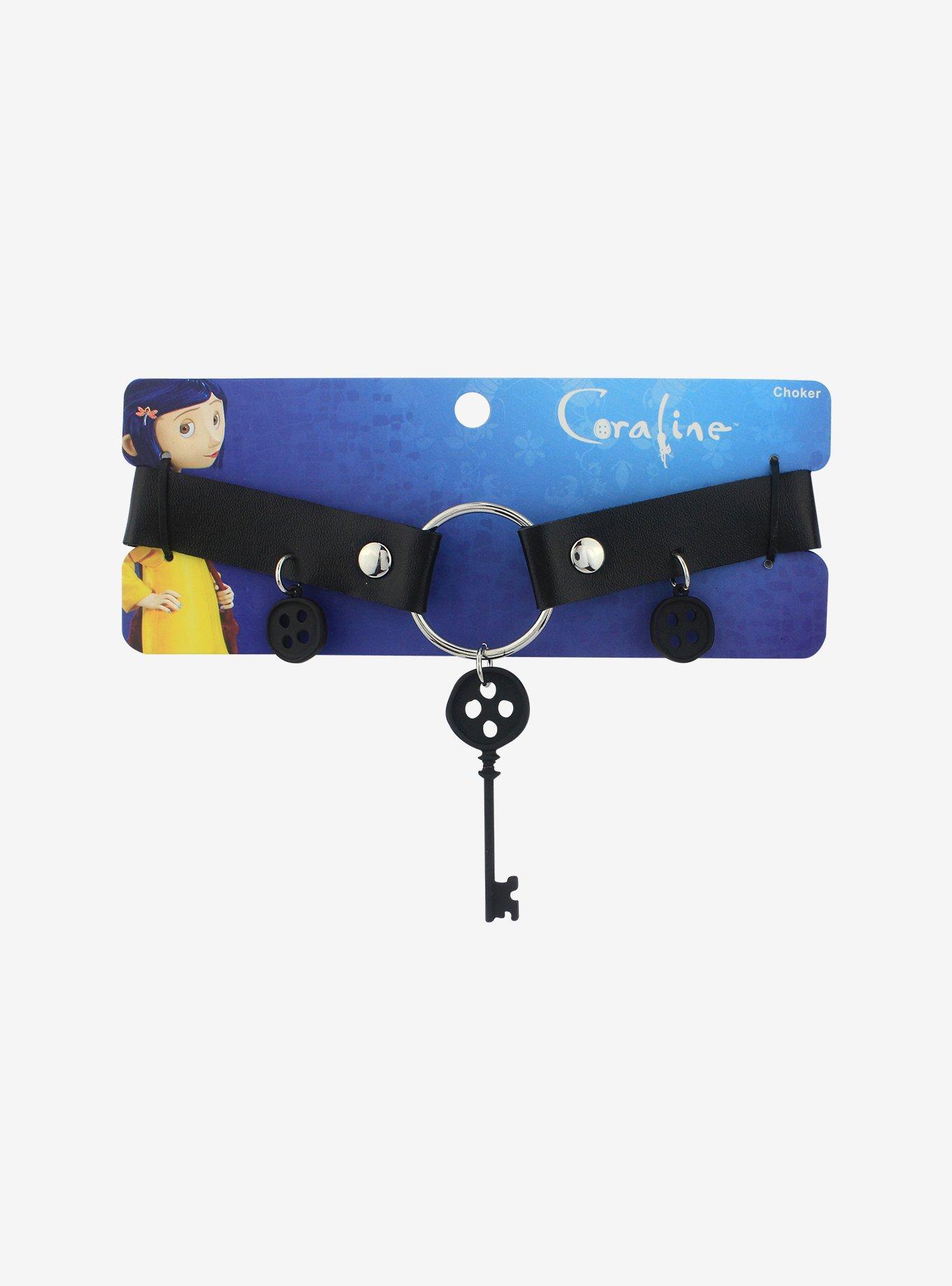 Coraline Key Button Choker, , hi-res