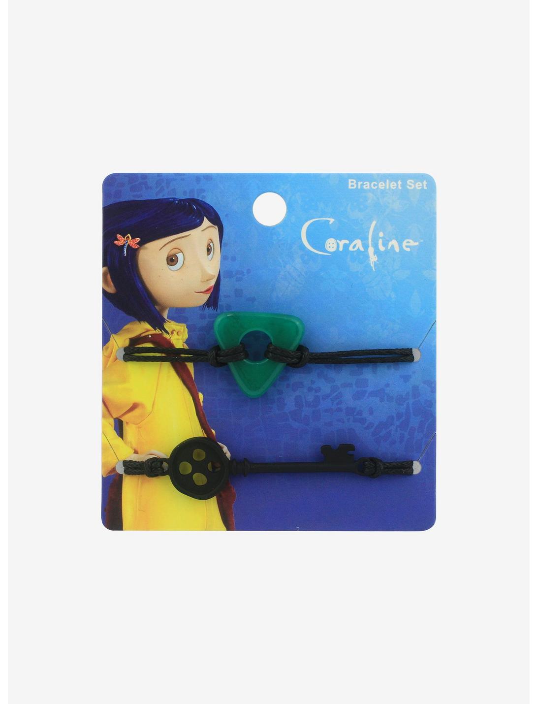 Coraline Key & Seeing Stone Best Friend Cord Bracelet Set, , hi-res