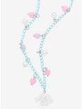 Cinnamoroll Hearts & Pearls Charm Necklace, , hi-res