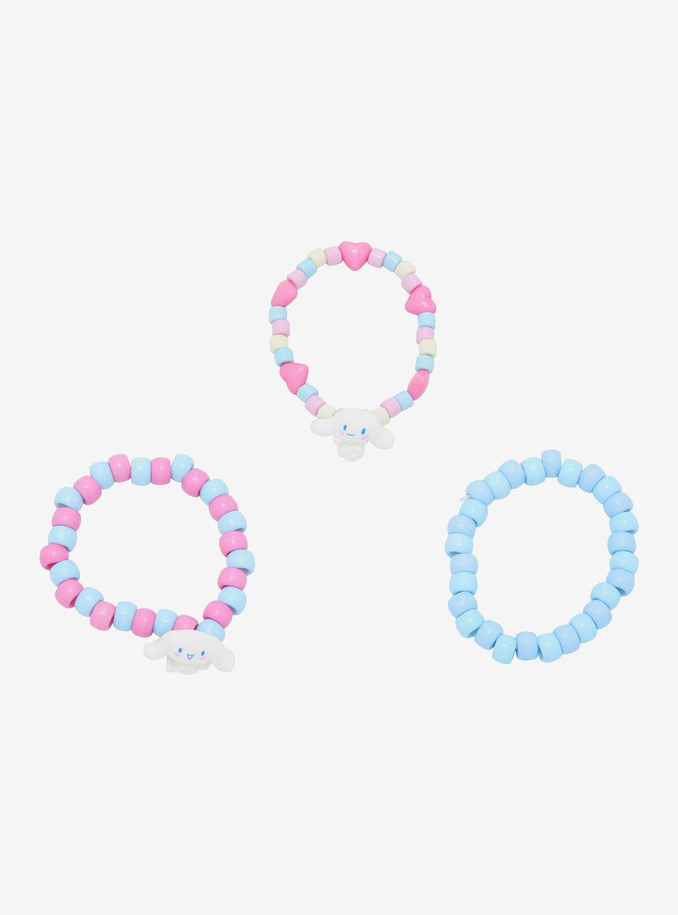 Glass beads Sanrio Bracelets- Cinnamonroll – craftmommy