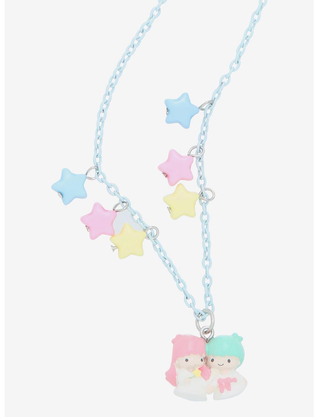 Little Twin Stars Charm Necklace, , hi-res