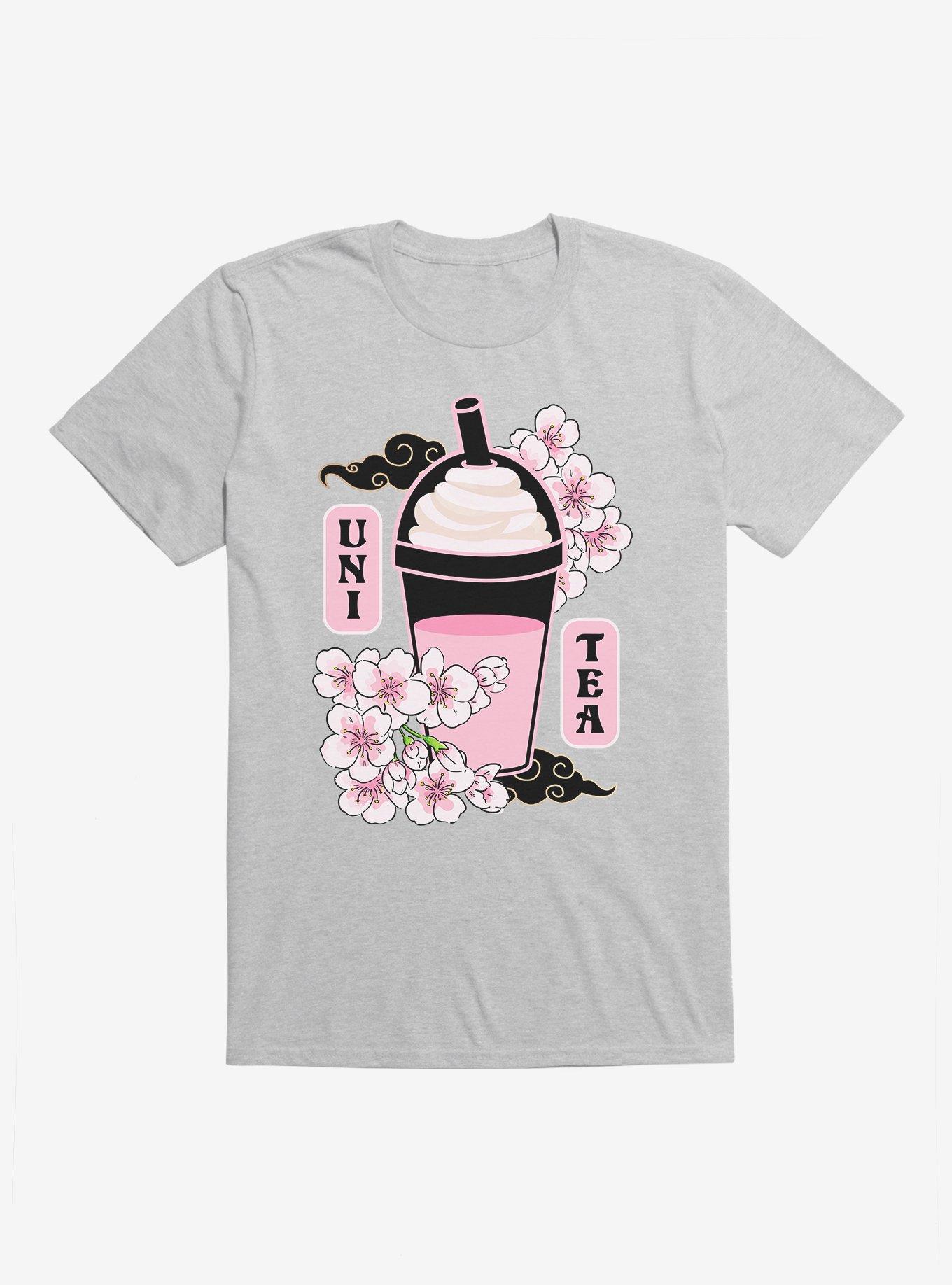 Uni Tea Cherry Blossom Boba T-Shirt, , hi-res