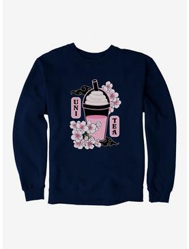 Uni Tea Cherry Blossom Boba Sweatshirt, , hi-res