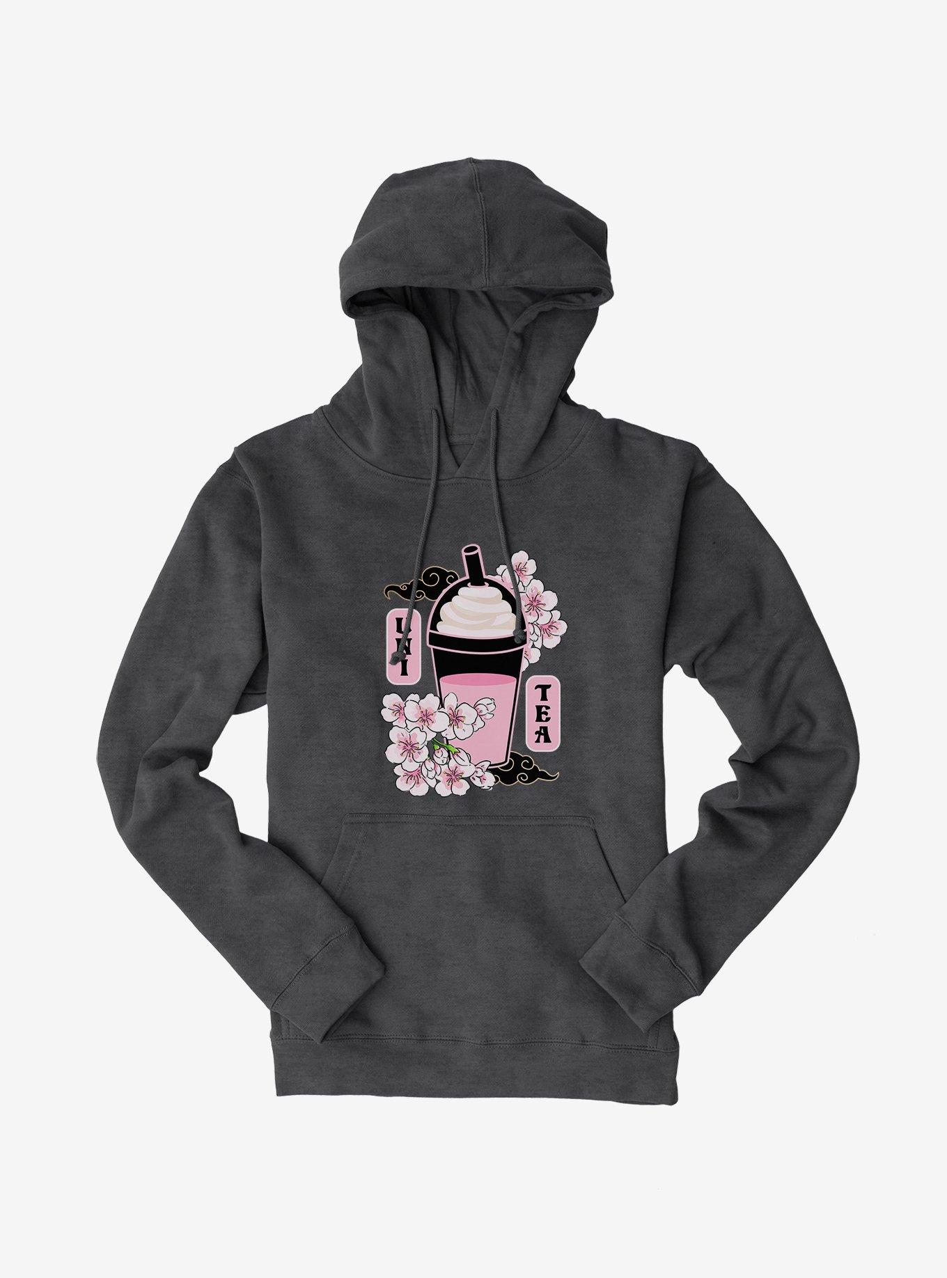 Uni Tea Cherry Blossom Boba Hoodie, , hi-res