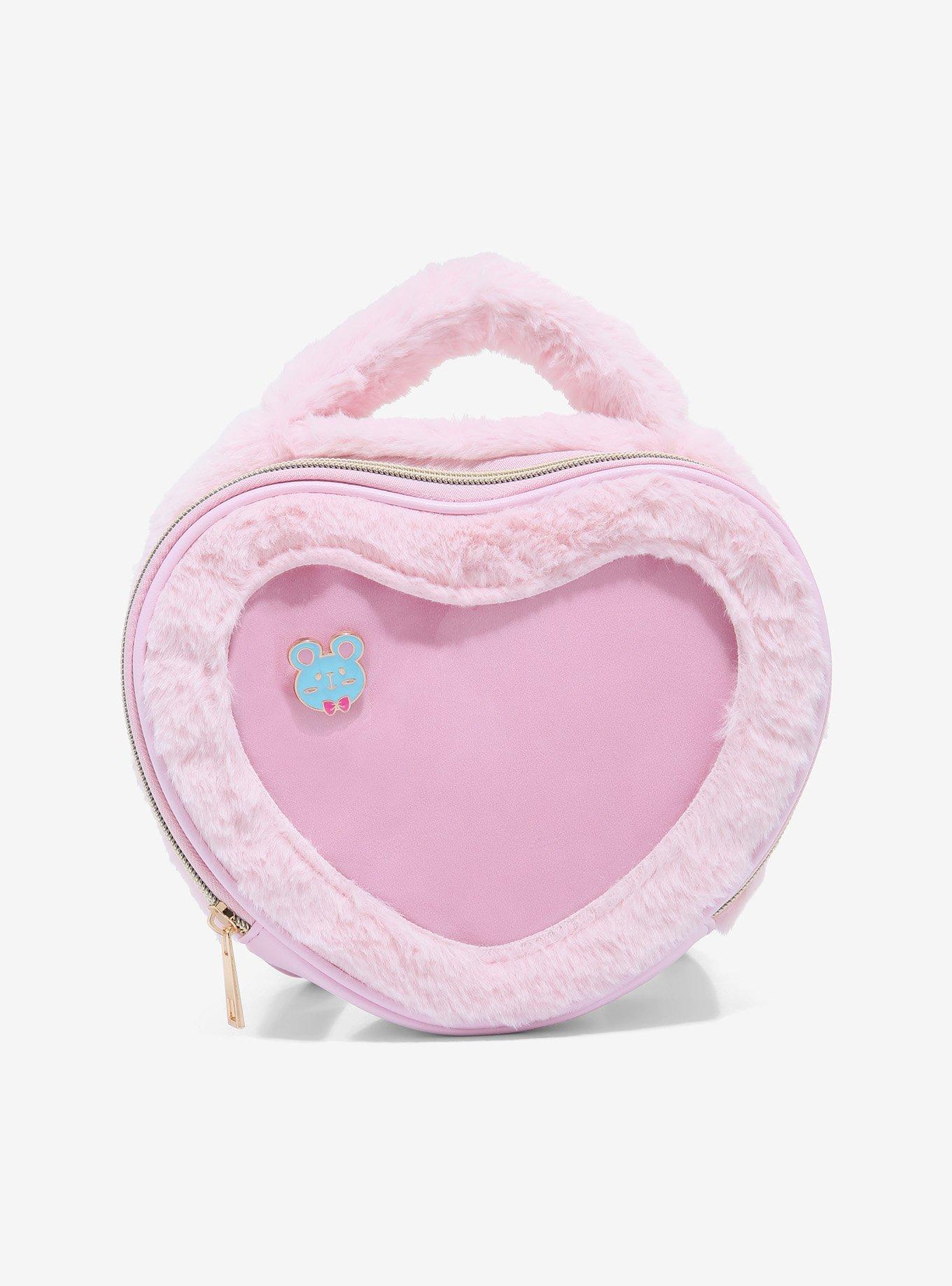Pink Heart - Convertible Ita Bag Purse to Fanny Pack — DaisyBun