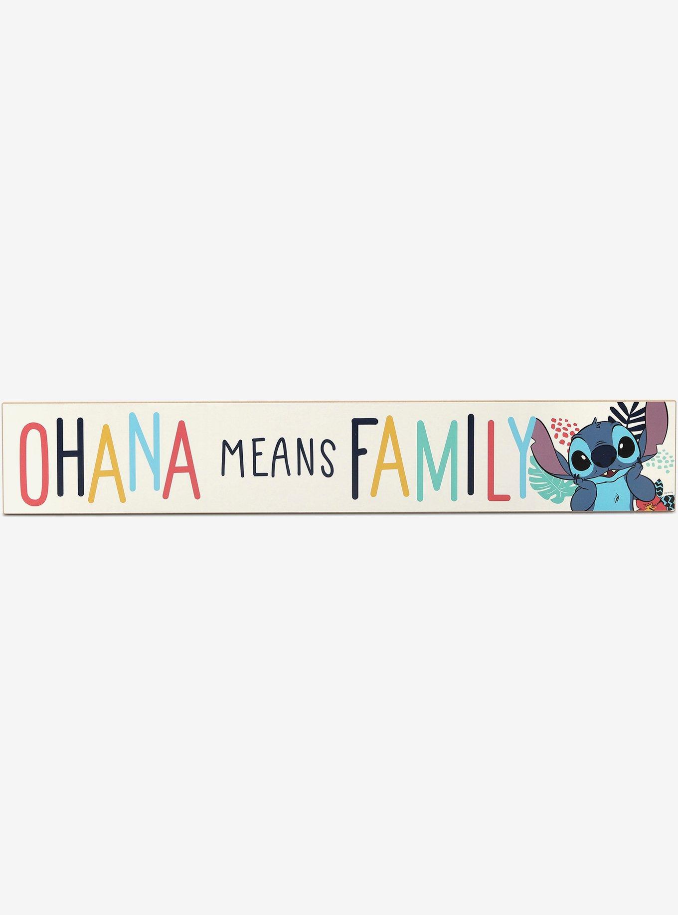 Disney Lilo & Stitch Ohana Means Family Wall Decor