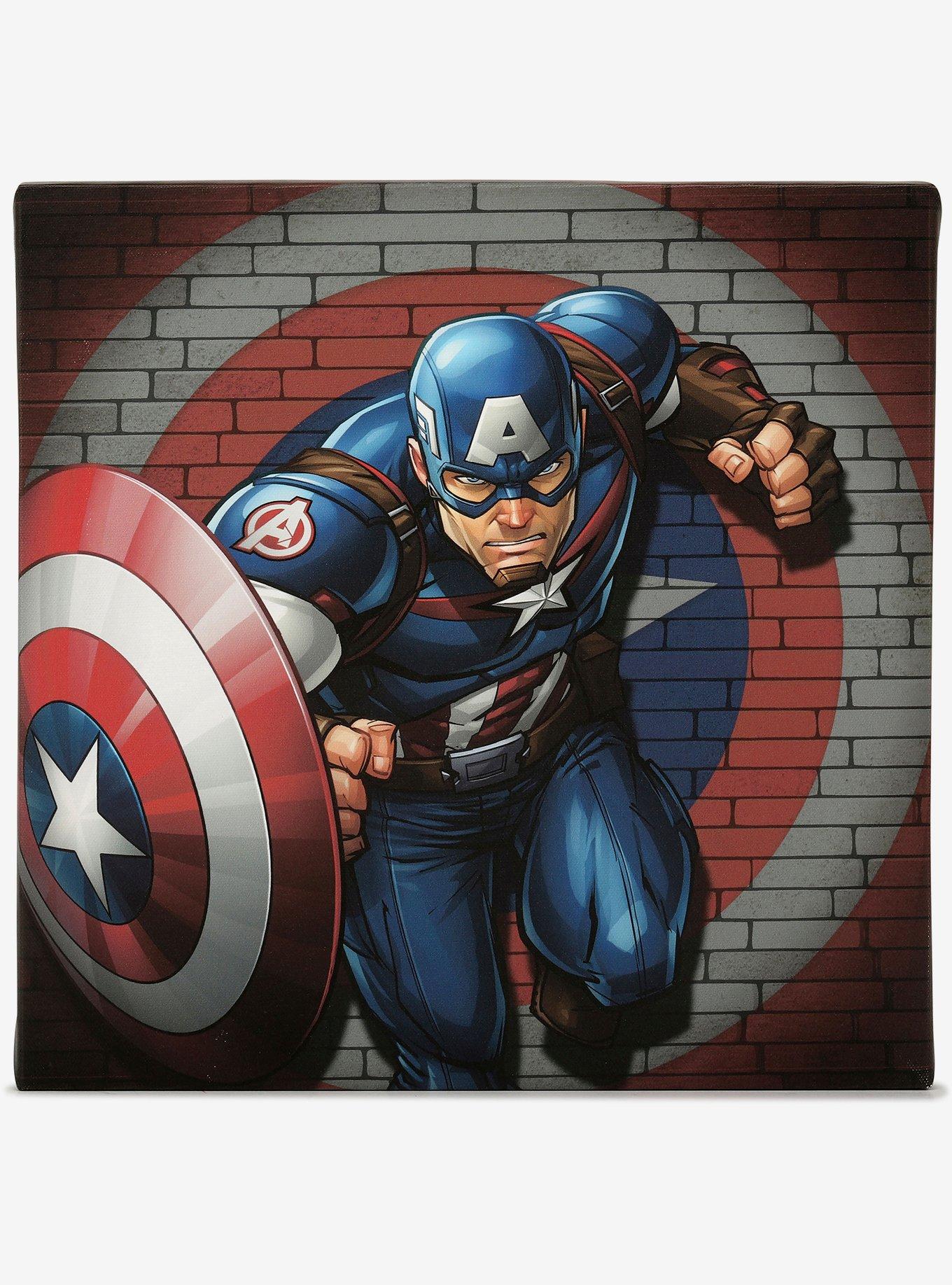 Marvel Captain America Canvas Wall Decor, , hi-res