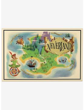 Disney Peter Pan Neverland Map Wood Wall Decor, , hi-res